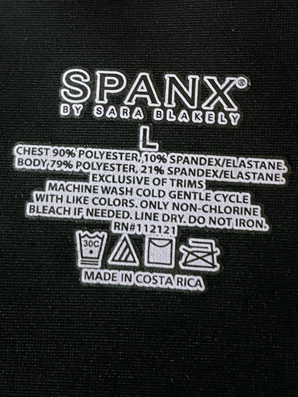 Spanx Hide and Sleek Cami Shapewear Slimming Tank Top Black Women’s Size Large - Picture 4 of 4